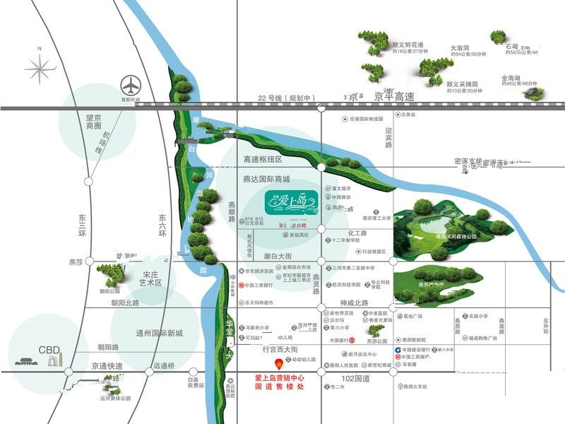 天佑爱上岛交通图 