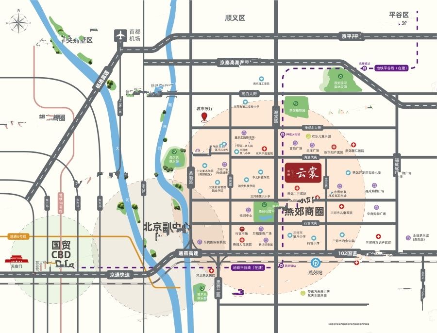 岩峰云裳交通图 