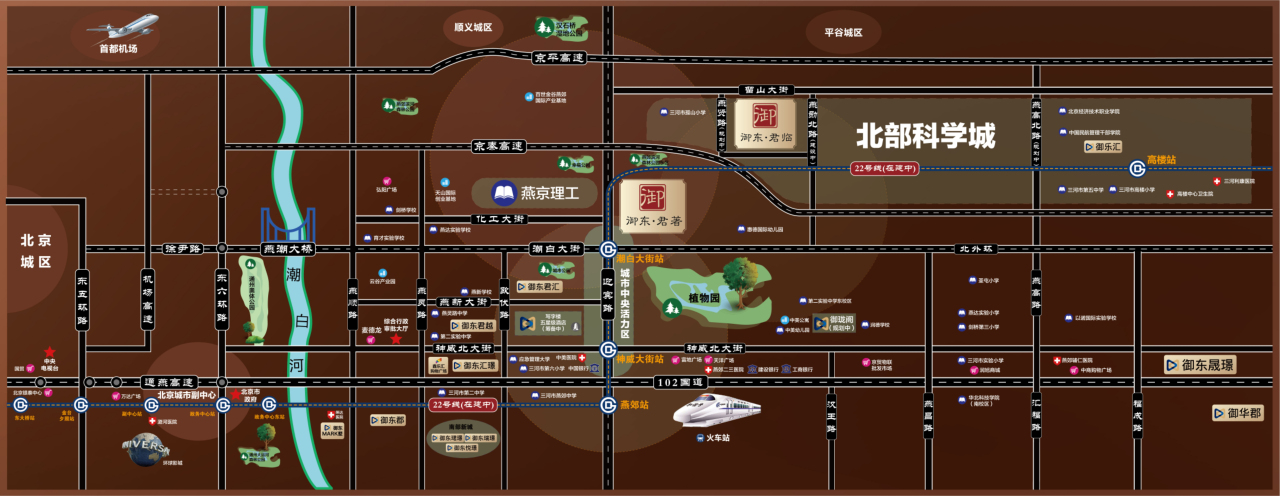 御东君临交通图 御东君临交通图