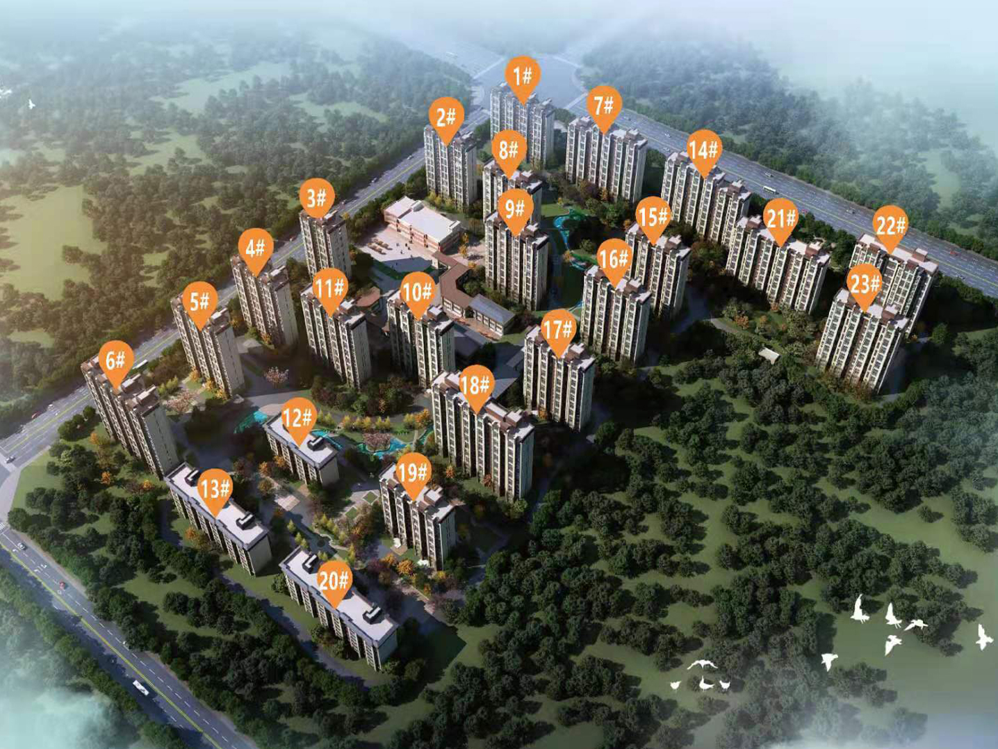 楼座图 