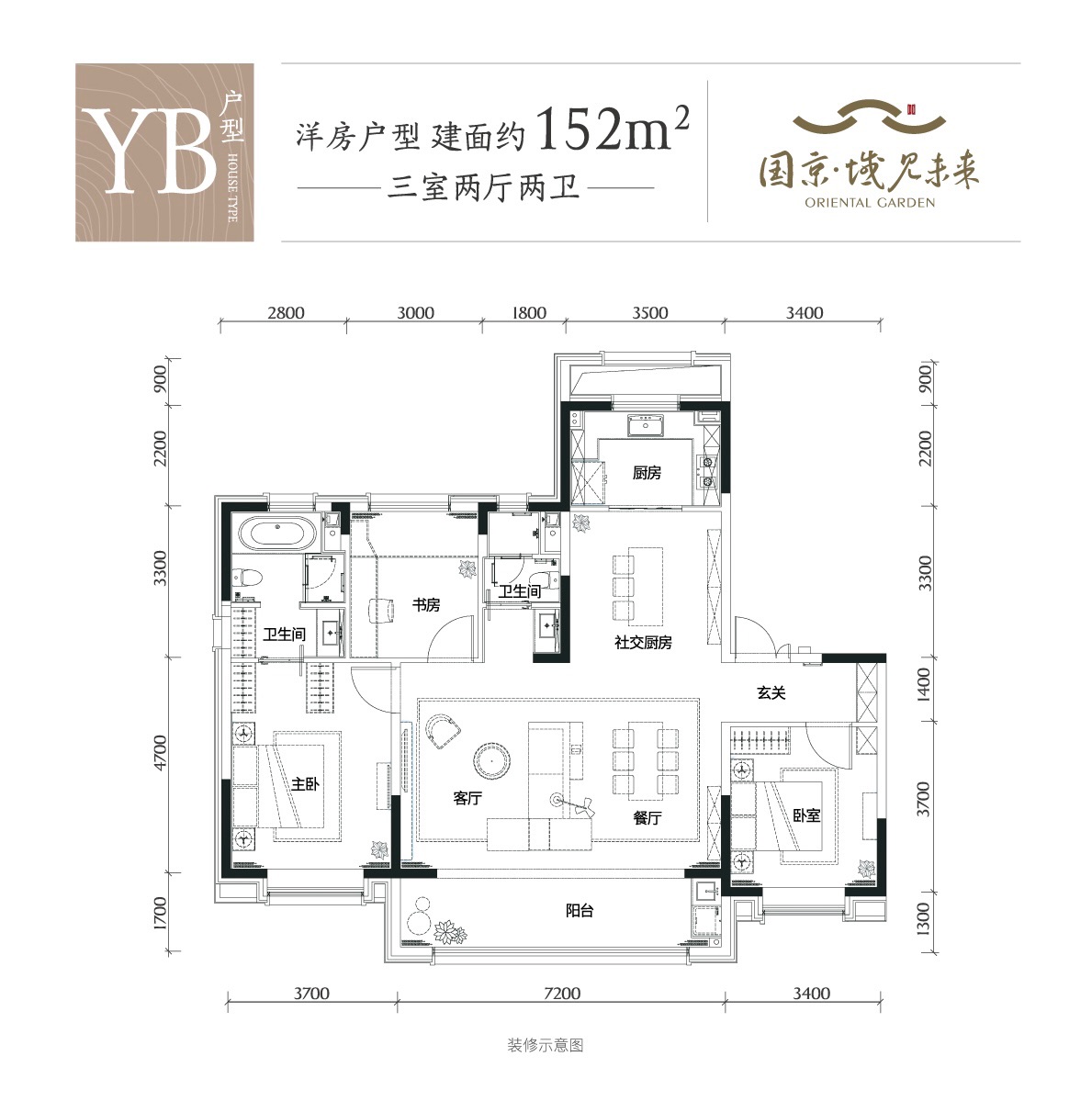 洋房均价266万
