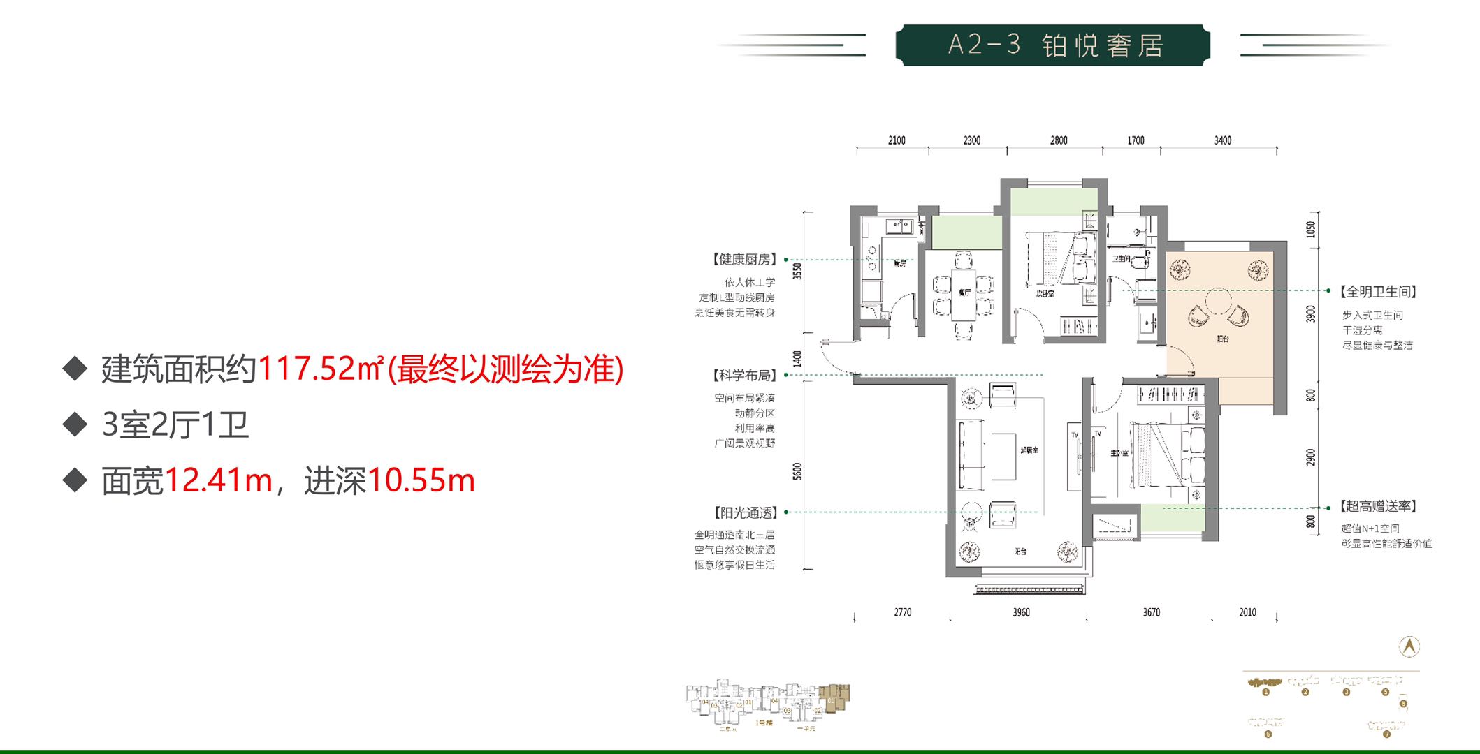 南北三居